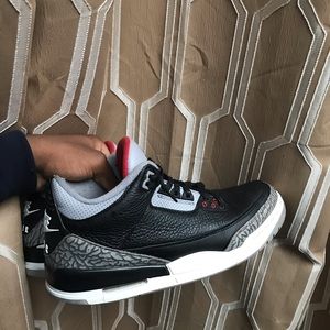 Black cement 3s